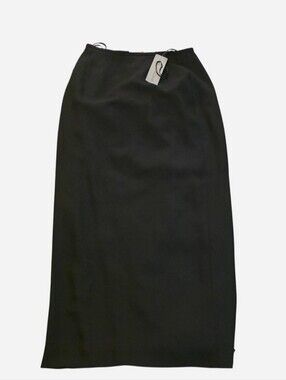 NWT Evan-Picone black classic straight column midi skirt. Women’s size 4